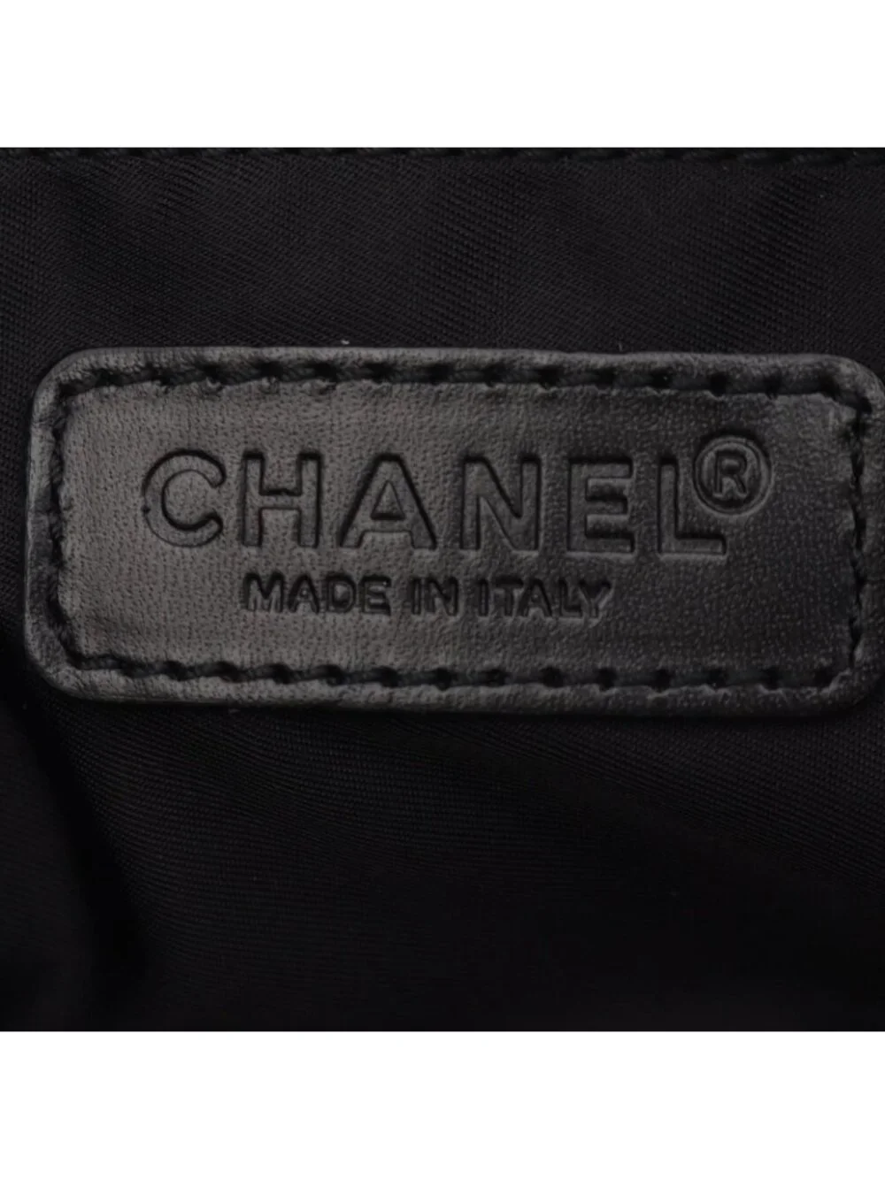Chanel Handbag New Travel Line Black Leather
